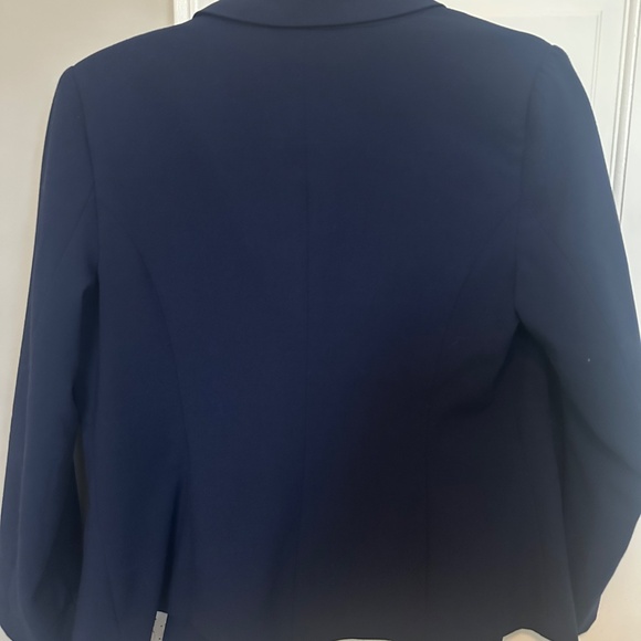 Kensie Navy Blue Blazer with Silk Lining - Slim Fit - Medium - Picture 4 of 5
